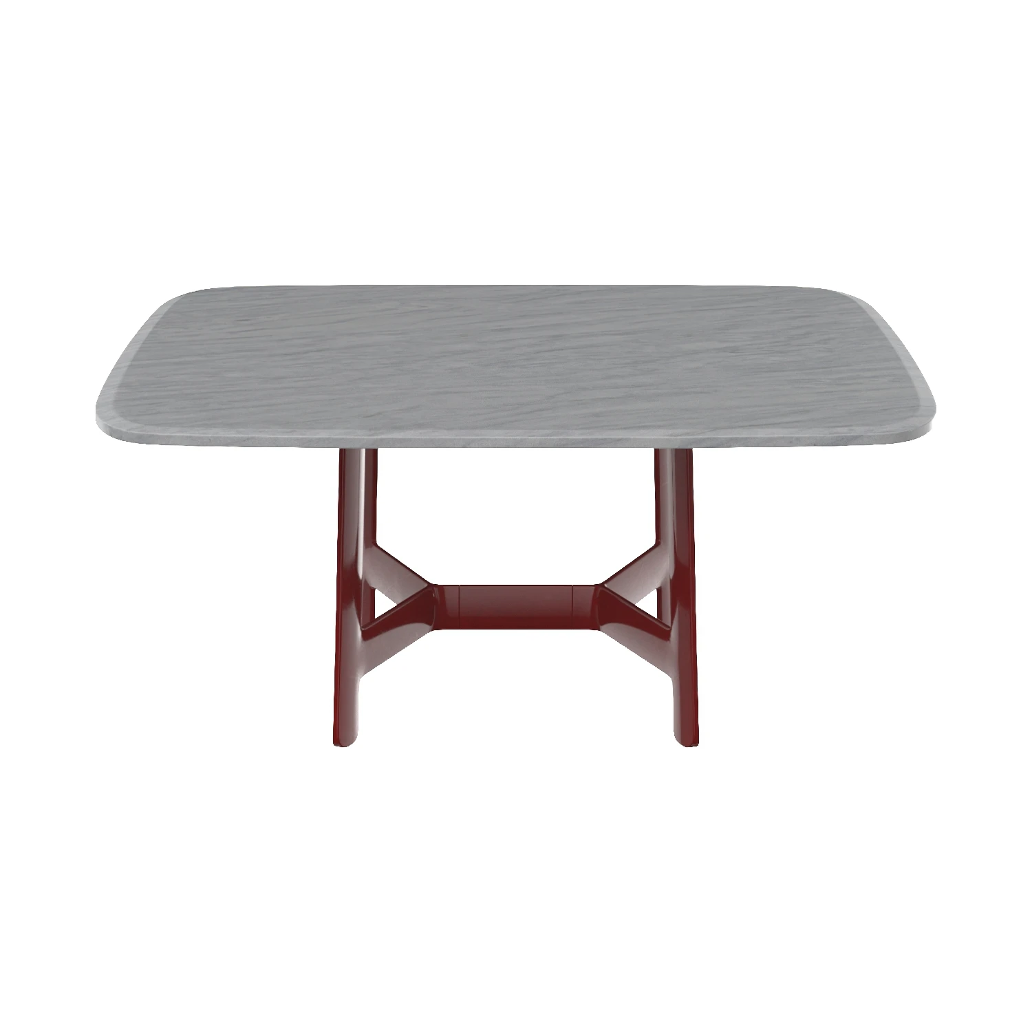 B And B Italia Alex Dining Table Squared 3D Model_01